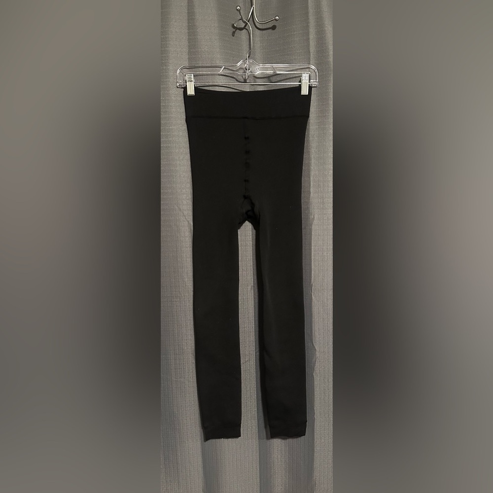 Time and Tru Black High-Waisted Leggings